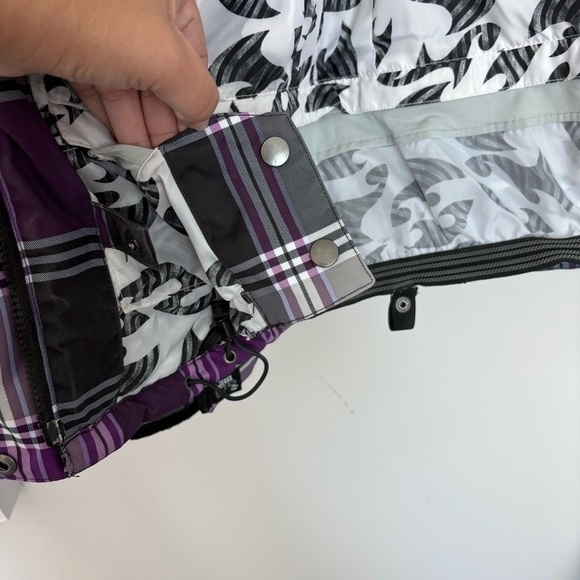 BILLABONG 15K AVED PointDry Purple Plaid Ski‎ Jacket Snowboard Jacket Size L - Picture 9 of 9